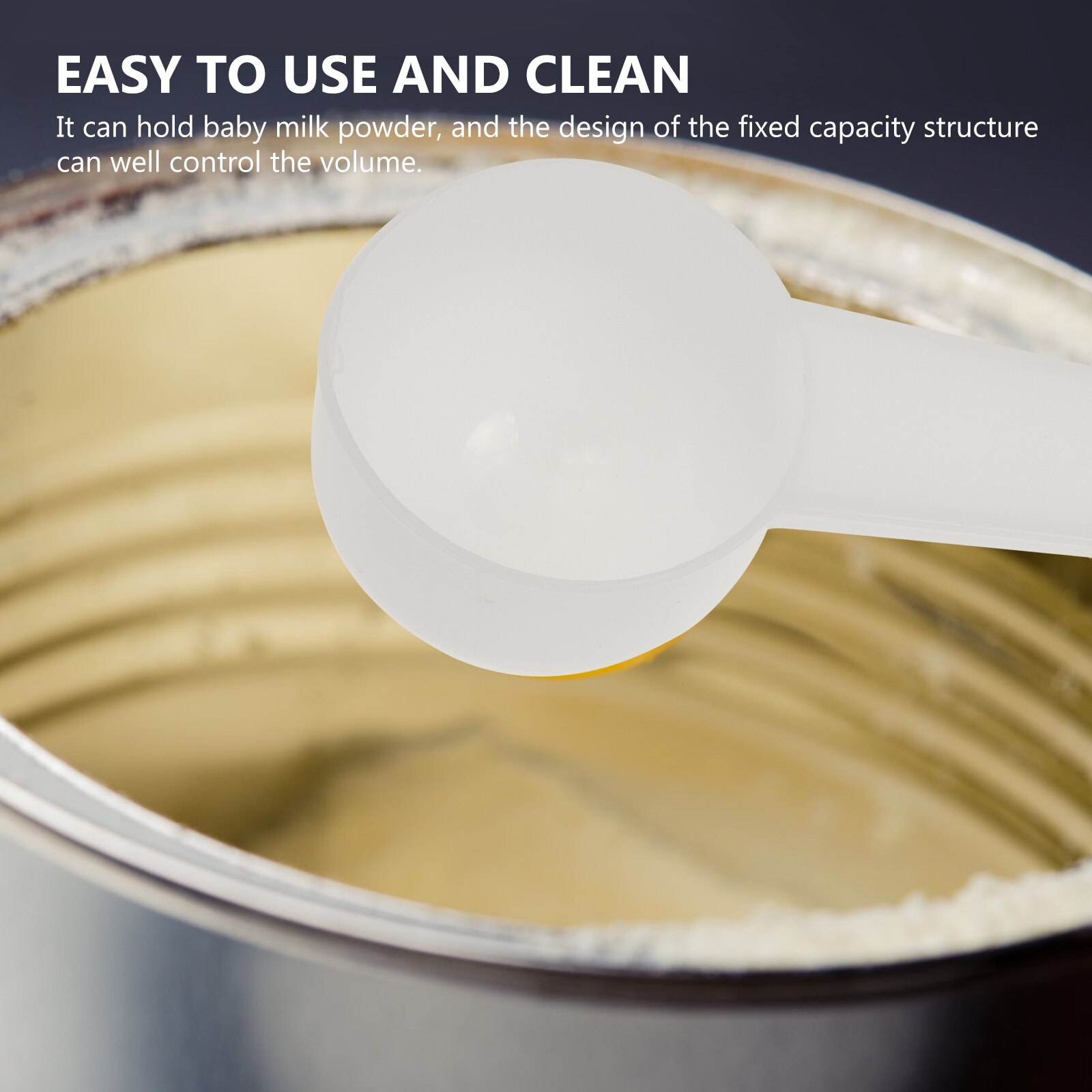 25Pcs Measuring Spoon Plastic Powder Scoop 10g Powder Spoons Plastic Small Scoop