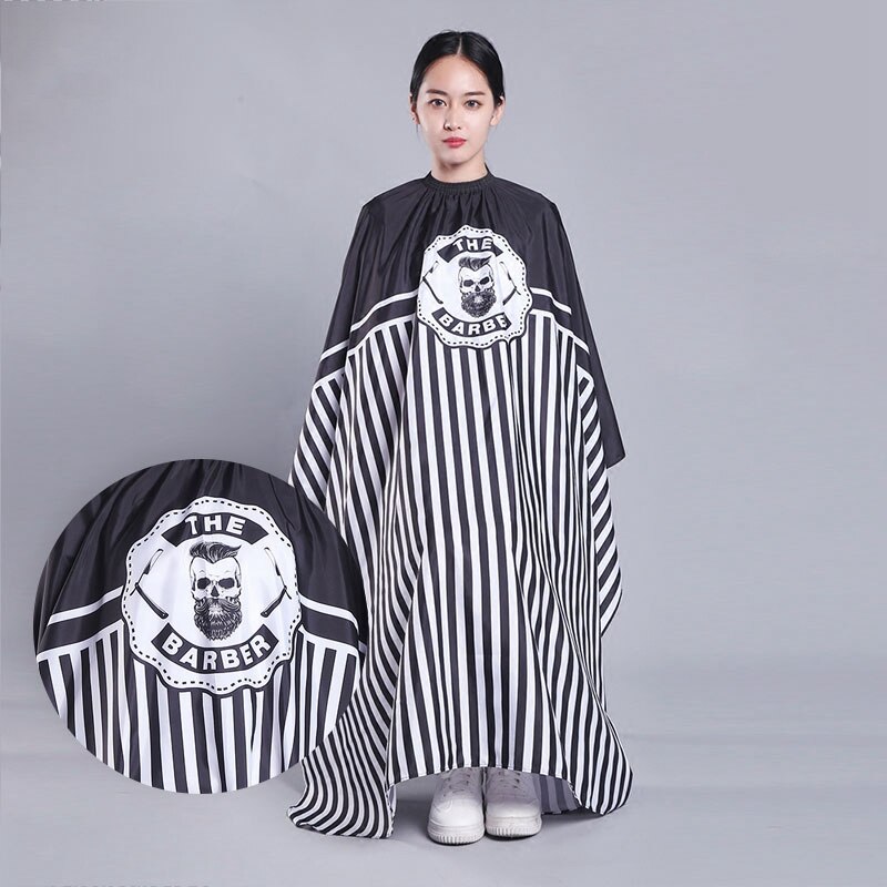 Capes pour Salon de coiffure, 160x145cm, robe de barbier imperméable pour Salon de coiffure, 1 pièce
