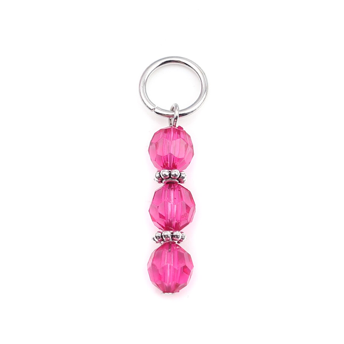 10/12 stk zink legering strikke maskemarkører hæklemaske låse strik håndarbejde tilbehør strikke låsesting markører: 44 x 12mm rose 10 stk