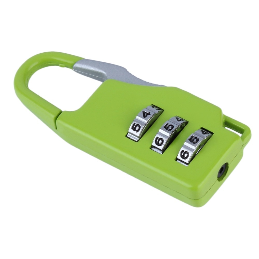 Coffre-fort en alliage de zinc, 1 pièce, combinaison sécurité 3 sac à bagages valise de voyage Code serrure à glissière cadenas boîtes à bijoux