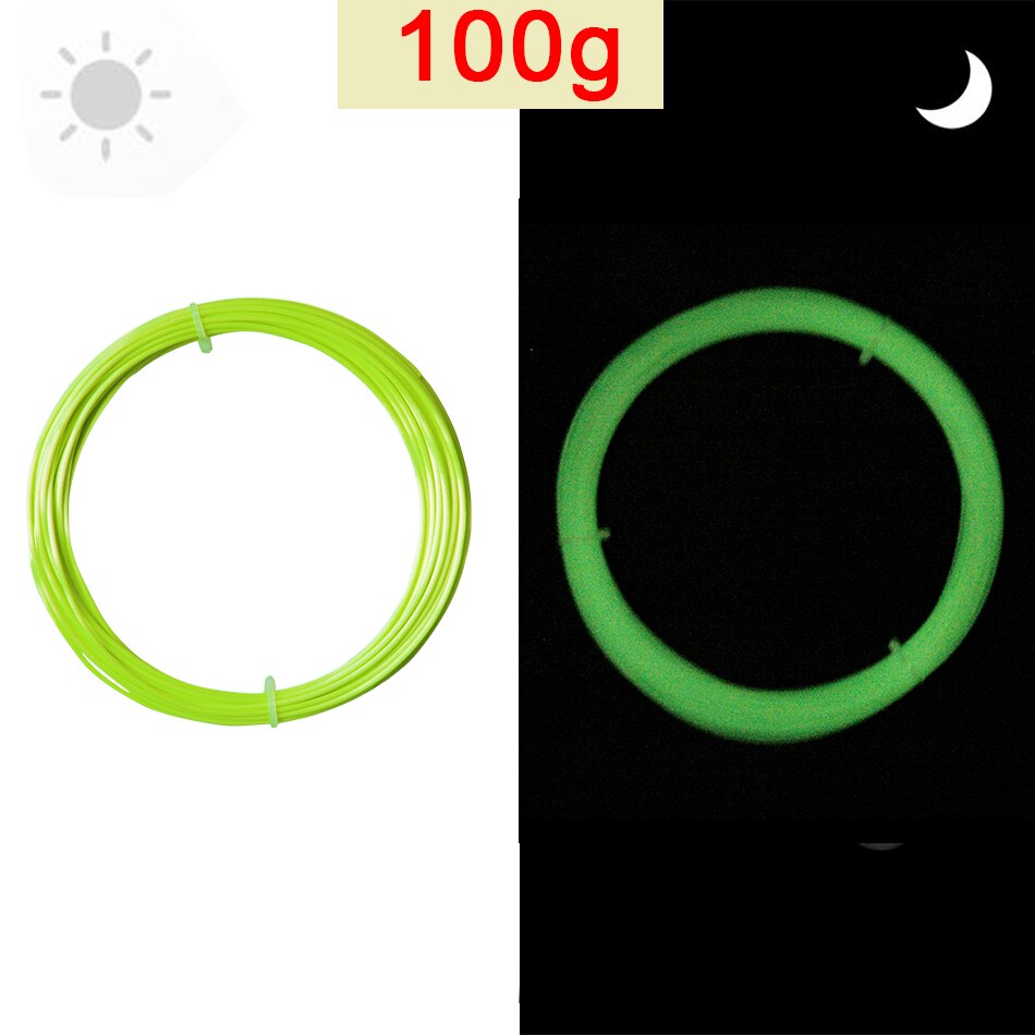 Glowing In The Dark 3D Printer PLA Filament 1.75mm Luminous Sublimation Color Changing Materials for 3D Printing Lime to Green: LightLime to GN 100g