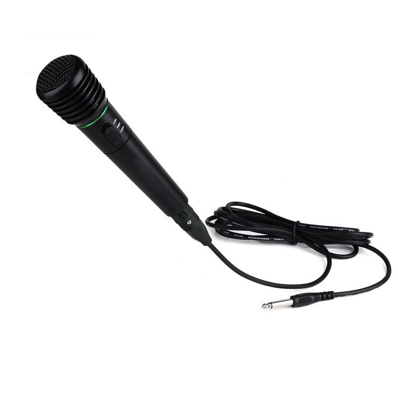 Wired or Wireless 2in1 Handheld Microphone Mic Receiver System Undirectional #H25: Default Title