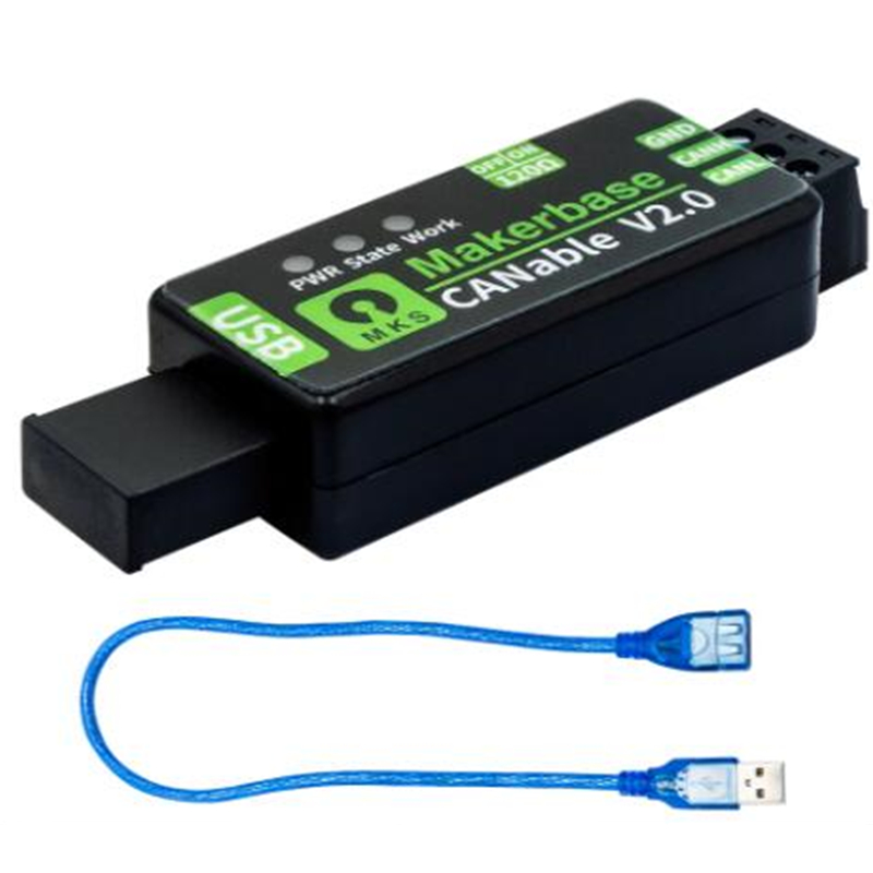 MKS CANable V2.0 S PRO USB to CAN adapter analyzer CANFD slcan SocketCAN CANdleLight klippe with cable