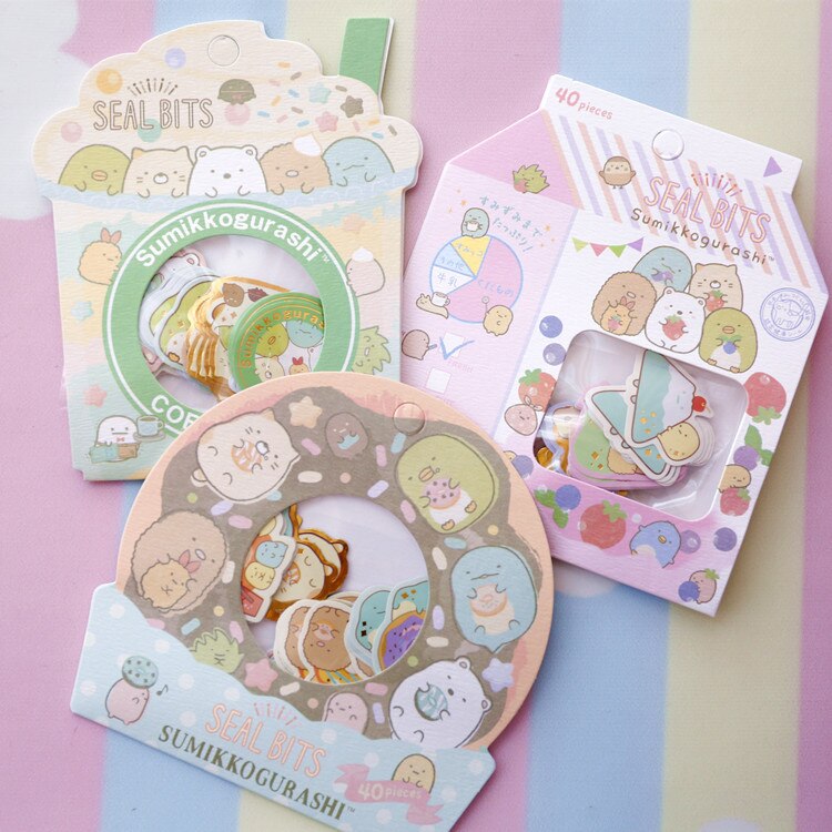 40pcs/1pack Kawaii Stationery Stickers Corner good friend Diary Planner Decorative Stickers Scrapbooking DIY Craft Stickers