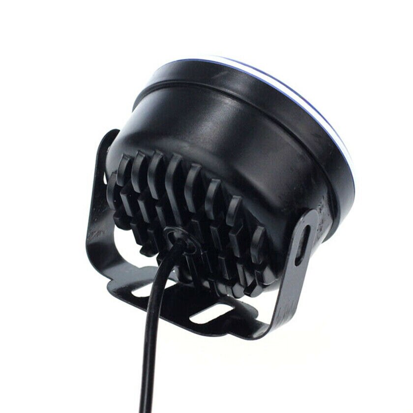 2pcs White 4 LED DRL Round Daytime Running Light Car Fog Day Driving Lamp 6000K For Corner Light Side Marker Lights