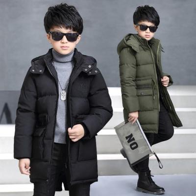Kinderen jongens winter parka jassen met capuchon print kinderen jongens winterjassen warme dikke jongens tiener donsjacks jas kind overjas