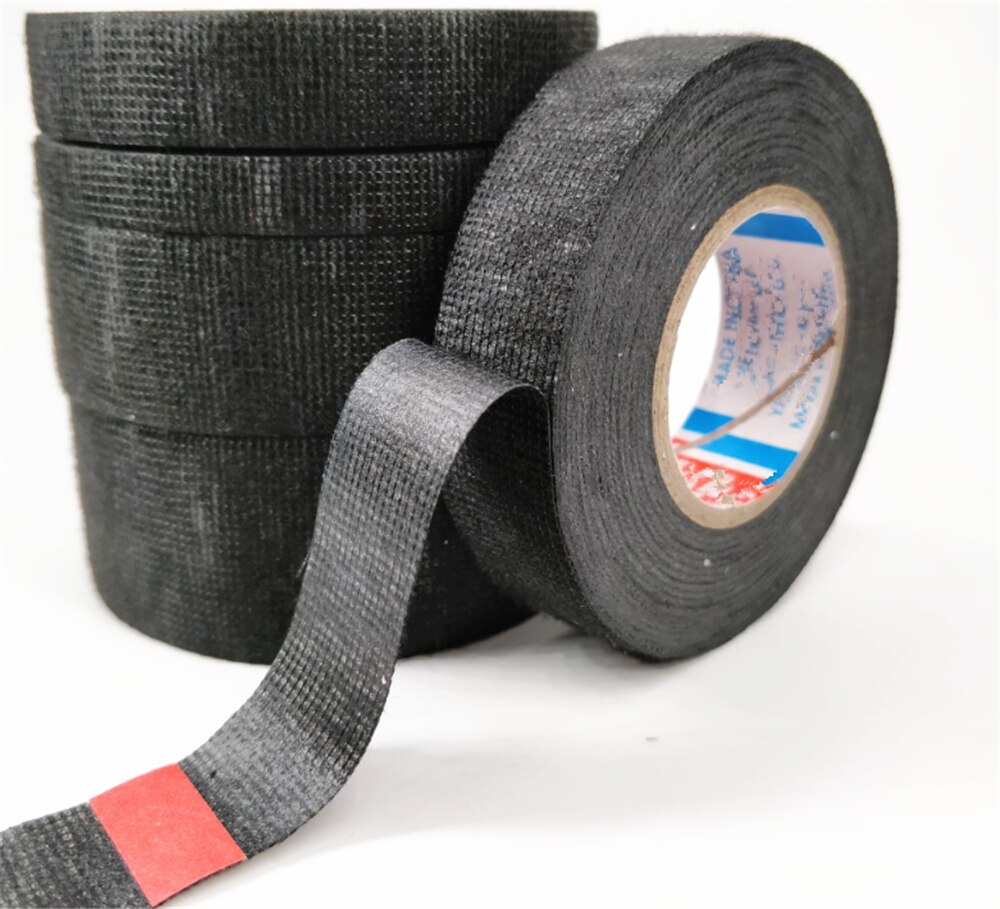 15M Auto Motor Kronkelende Fluwelen Bedrading Vlamvertragende Tape Voor Peugeot Jeep Harley-Davidson Buick Bentley Scania