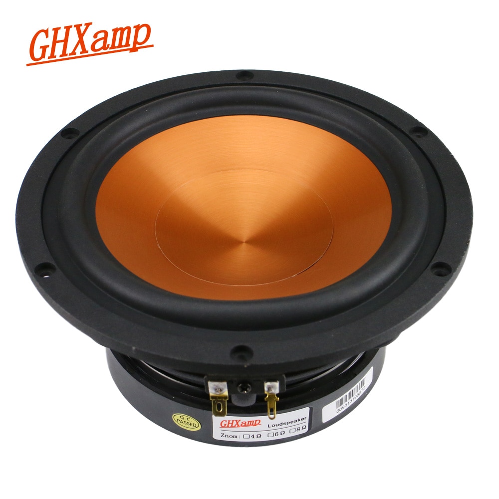 GHXAMP Hifi 6.5 inch Mid-Bass Speaker 8ohm 40 W Home Theater Midrange Woofer Luidspreker Aluminiumoxide Keramische 1 PC