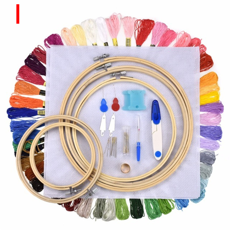 Magic Embroidery Pen Punch Needle Kit Craft Embroidery Threads Cross Stitch Embroidery Hoop DIY Knitting Sewing Accessory Tools: I
