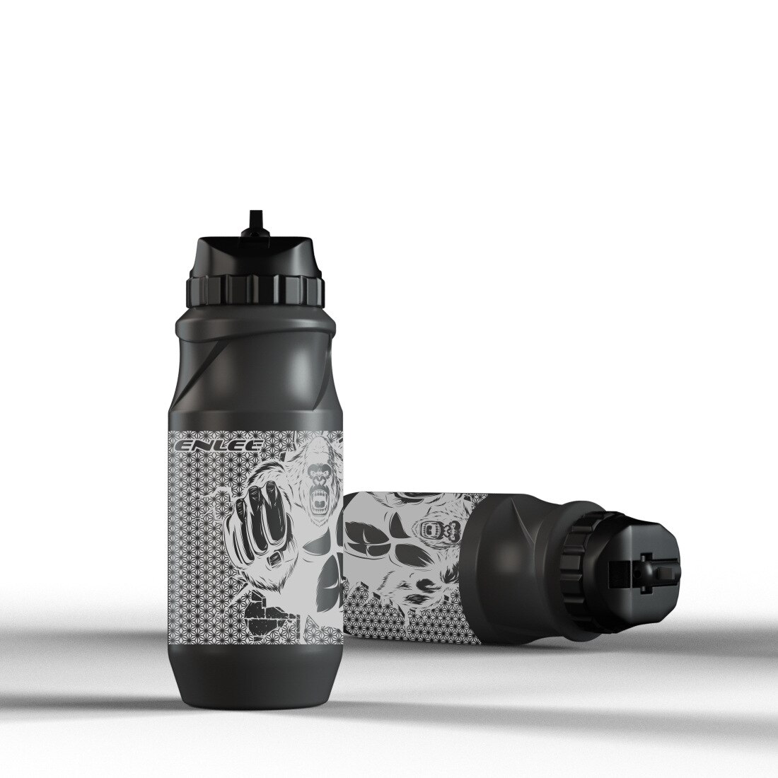 Bouteille d&#39;eau pour cyclisme, pour vtt, pour Sports de plein air, équipement de plein air, bouteille de Fitness: Orangutan-Gray