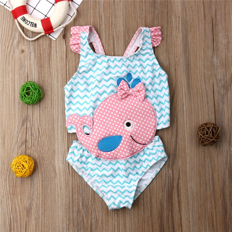 Härliga barn flickor baddräkter djur i ett stycke bikini badkläder flicka spädbarn baddräkt pojke söt barn sommar bikini: Barn 3 to 4 år