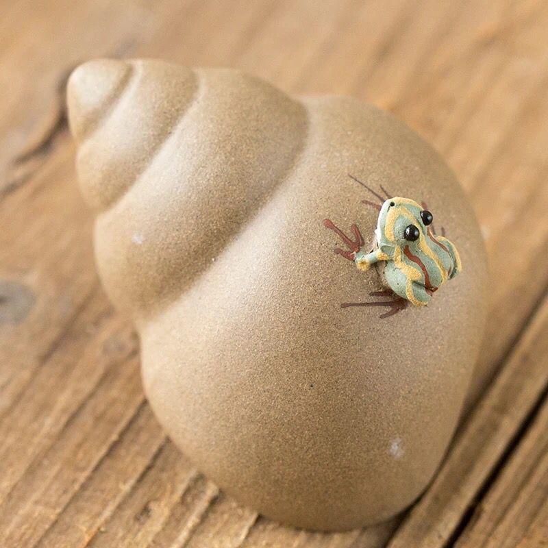 Kleine Tee Haustier schnecken Hand-gesprüht wasser Mini Tee zeremonie ornamente Griff stücke können verwendet werden, um wachsen Tee und spielen Tee zeremonie
