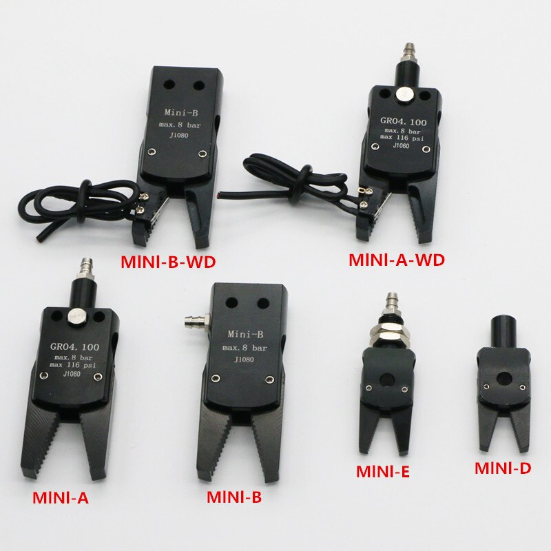 Boutique pneumatisk mini mini fixtur  j1060 manipulator delar vatten munstycke klämma  j1080 gr04.100
