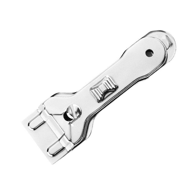Stainless Steel Scraper Cleaner Removing Seated Residuals Multifunction Paint Surface Scrape Stains Tool Ceramic D9A5: Default Title