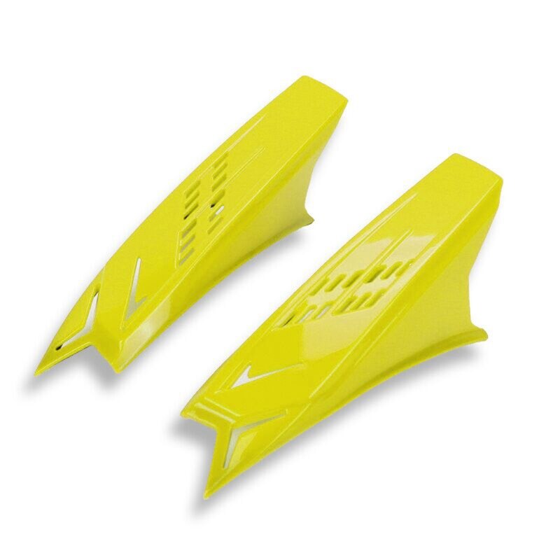 1 Paar Motorhelm Hoorns Punk Stijl Decoratieve Stijlvolle Hoorns Helm Hoorn Motorhelmen Accessoires N84F: Yellow