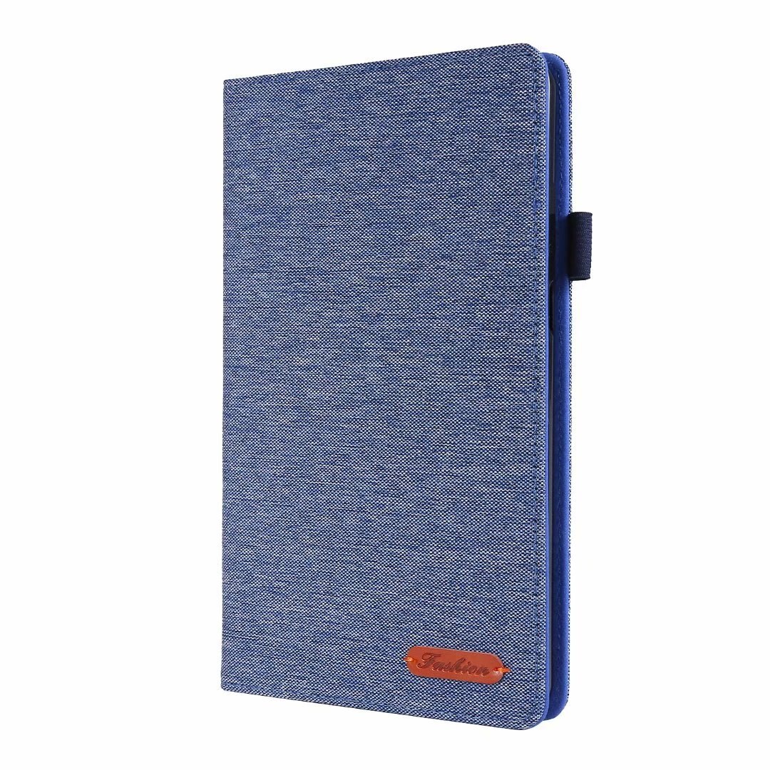 Voor Lenovo Tab M8 Case Pu Leather Stand Cover Voor Lenovo Tab M8 TB-8505F TB-8505X TB-8505I Tablet Case Funda + film Pen: blue