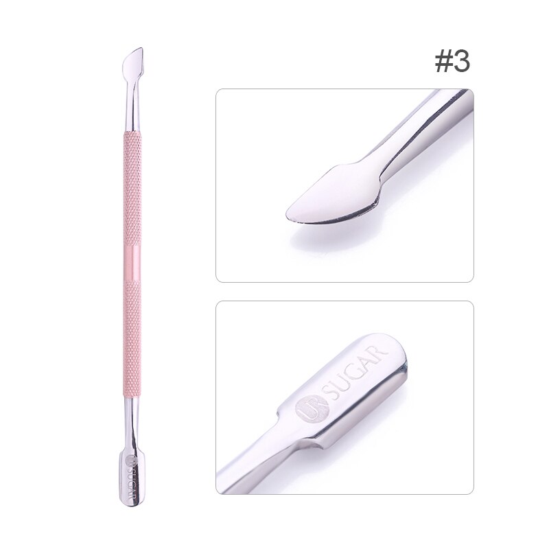 Azúcar UR oro rosa, para uñas cutícula cortauñas de tijeras cortador de cutículas producto para eliminar la piel muerta de pedicura de uñas de arte: 3