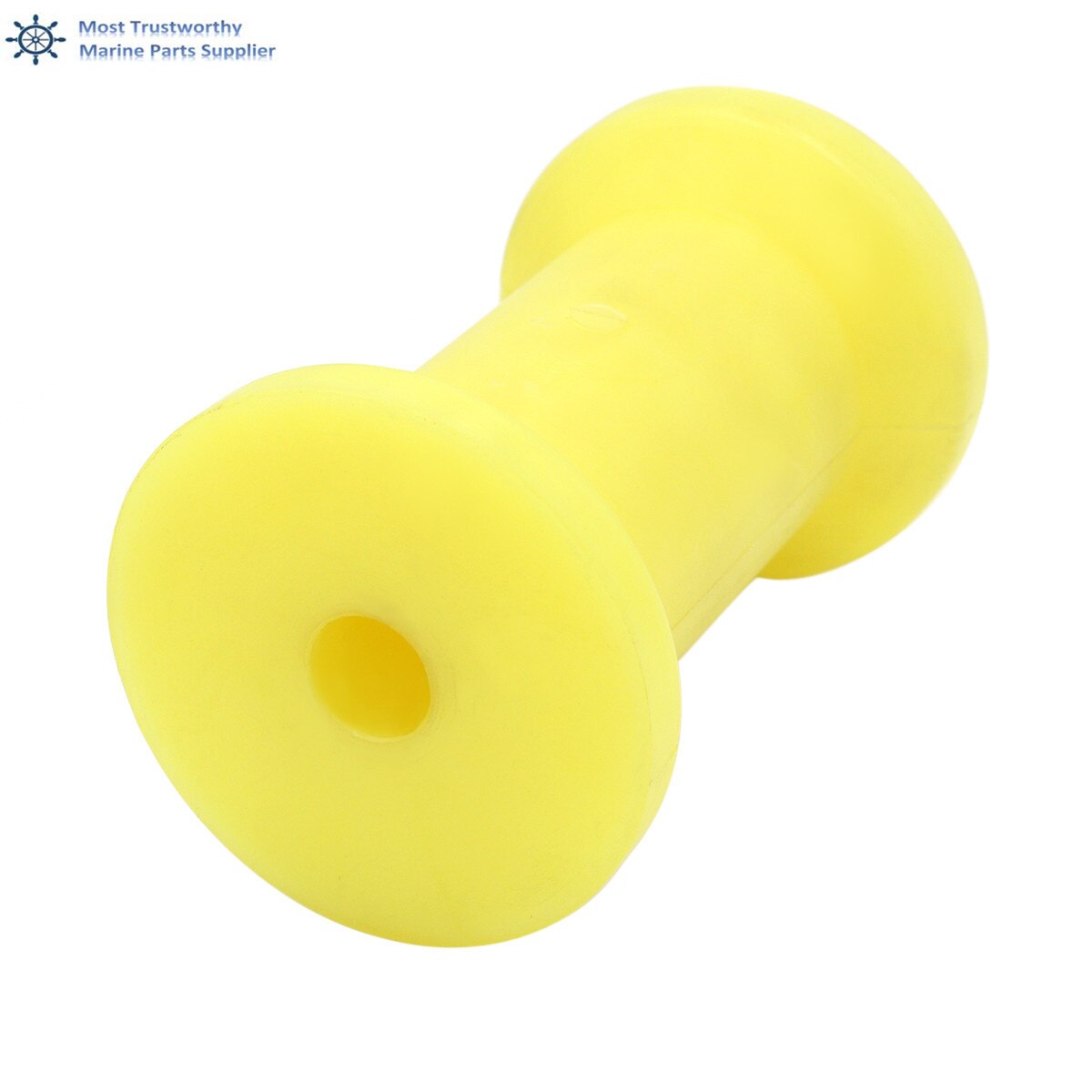 Boat Trailer Amber/Yellow Poly Spool Roller 5"/Towing Boat Trailer Bow Roller 87166 | 5 Inch Amber Poly