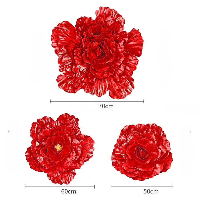 70Cm Kunstmatige Matte Heldere Doek Rose Bruiloft Decoratie Kunstbloem Etalage Studio Schieten Rekwisieten