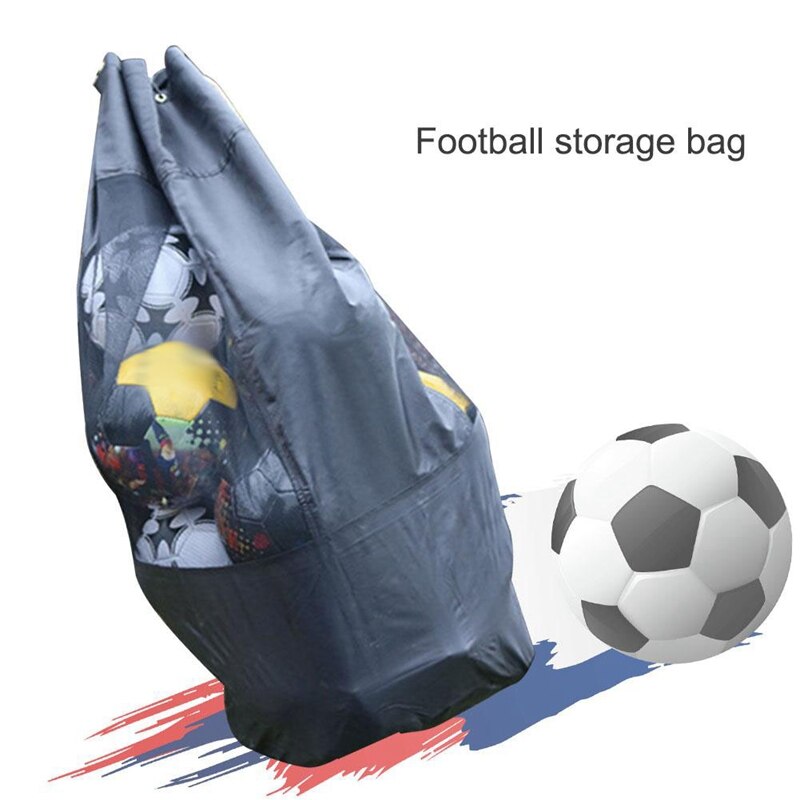 48 zoll Outdoor Basketball Fußball Grid-Storage-Tasche Extra Große Netto Kordelzug Durchführung Tasche Einzelnen Schulter Ball Lagerung Tasche