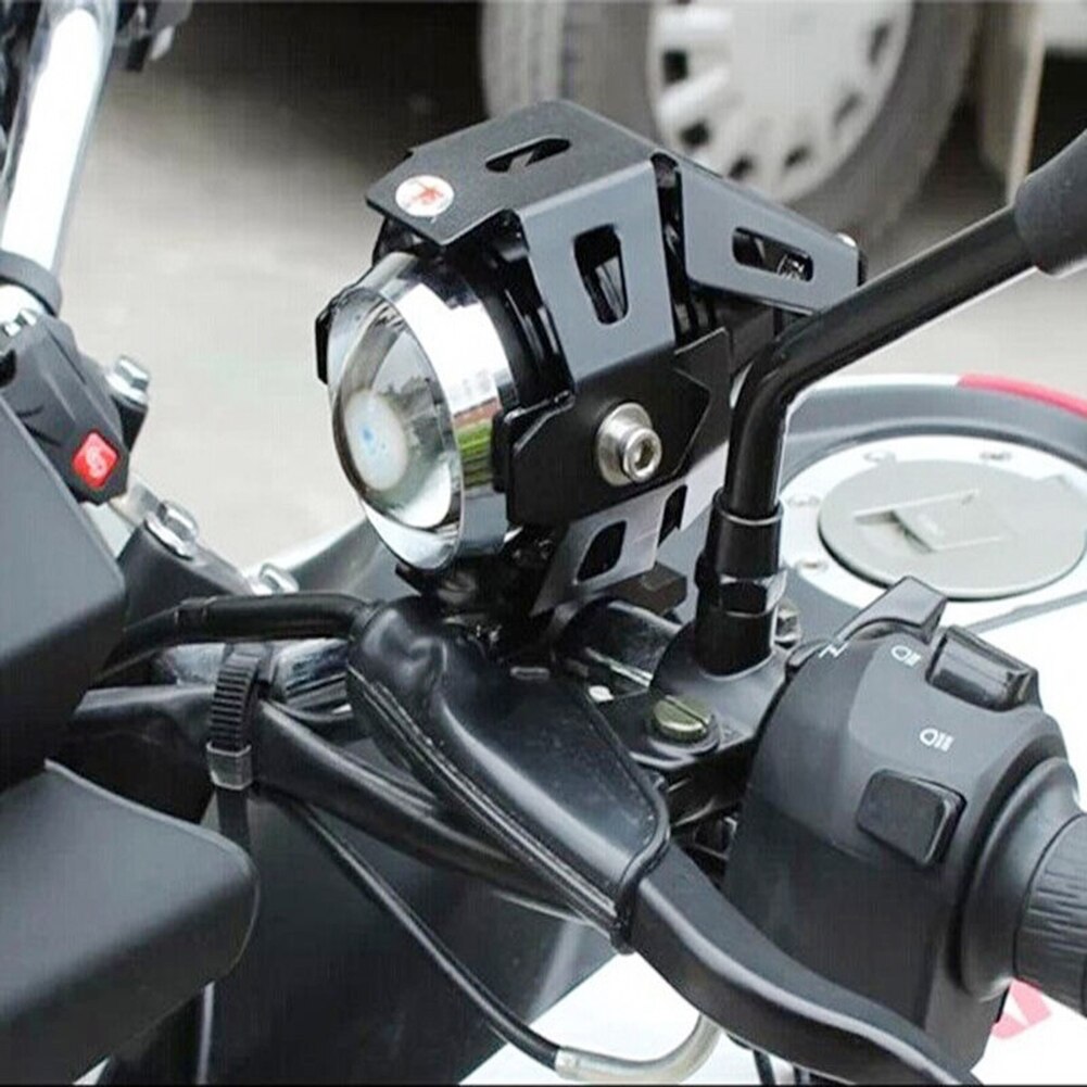 2 unidades/juego de luces LED U5/U7, superbrillantes, para motocicleta, foco de luz de carrera