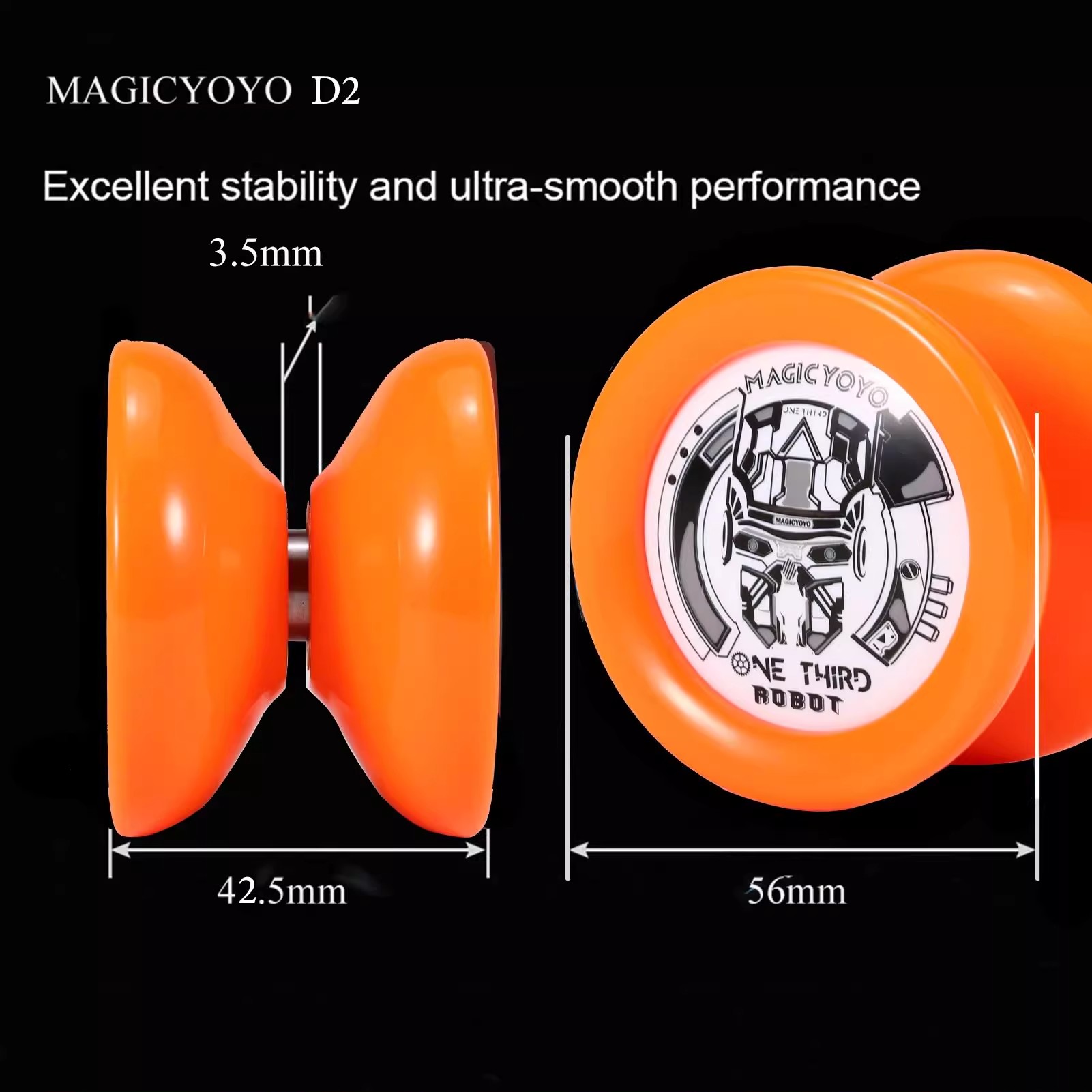MAGICYOYO D2 profesjonalne Yoyo U łożysko lekkie Yoyo dla amatorów początkujący profesjonalny gracz prezent zabawka dla dzieci chłopcy
