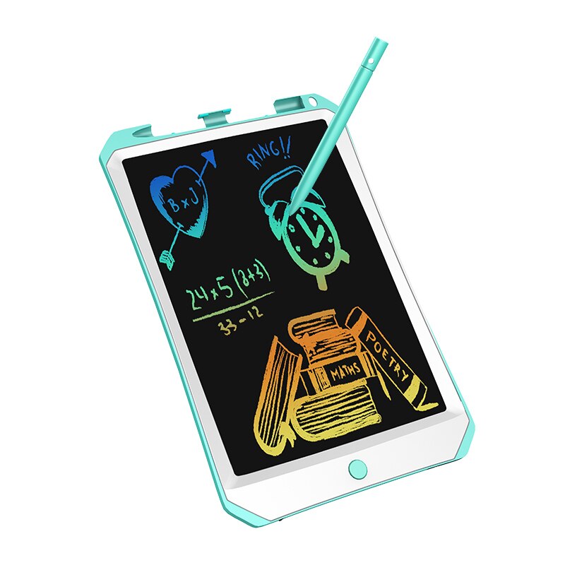 Tableta de escritura LCD colorida de 11 pulgadas, tablero de dibujo Digital, Bloc de notas sin papel para de niños, pizarra de escritura, color azul