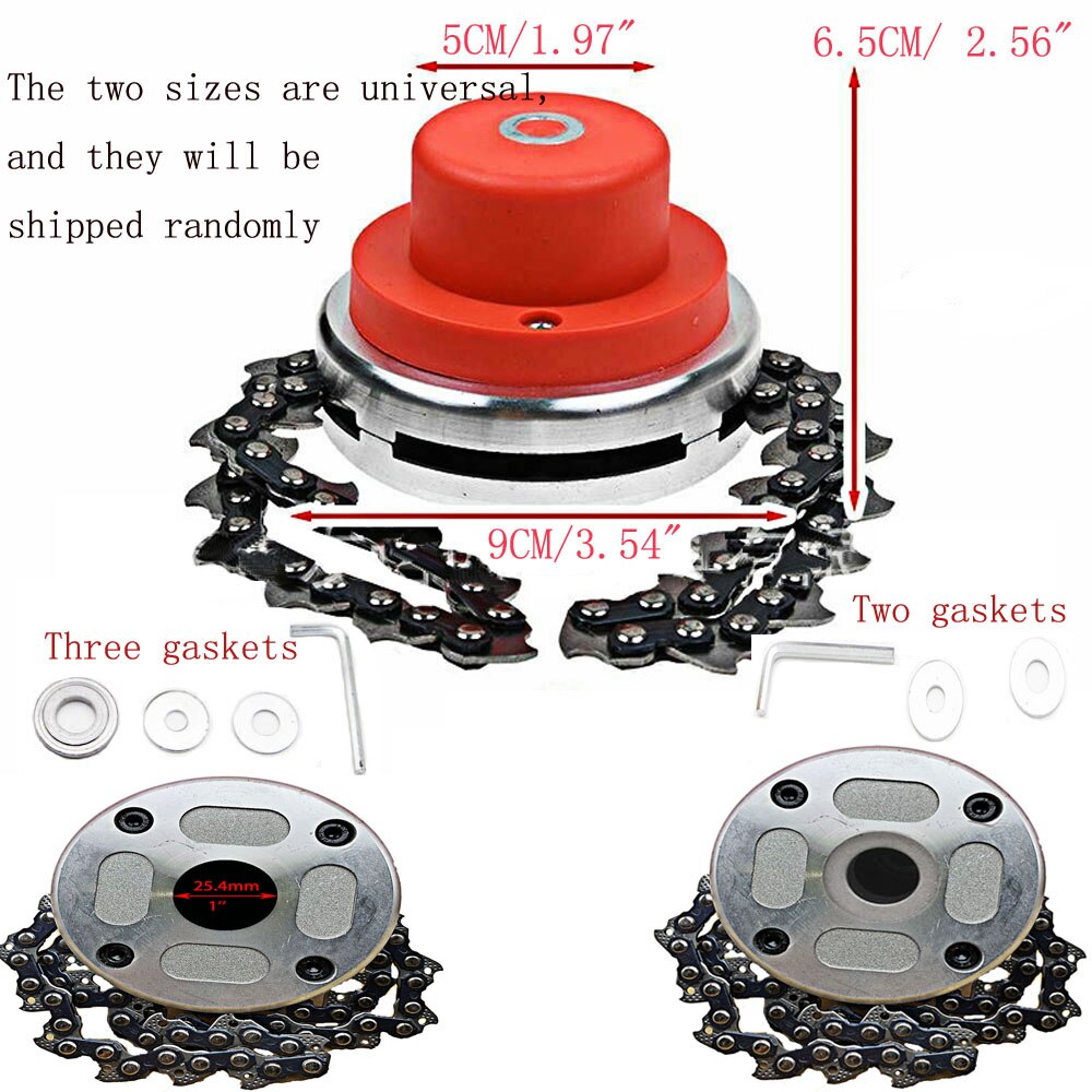 Trimmer head coil chain brush cutter garden grass trimmer head chain mower