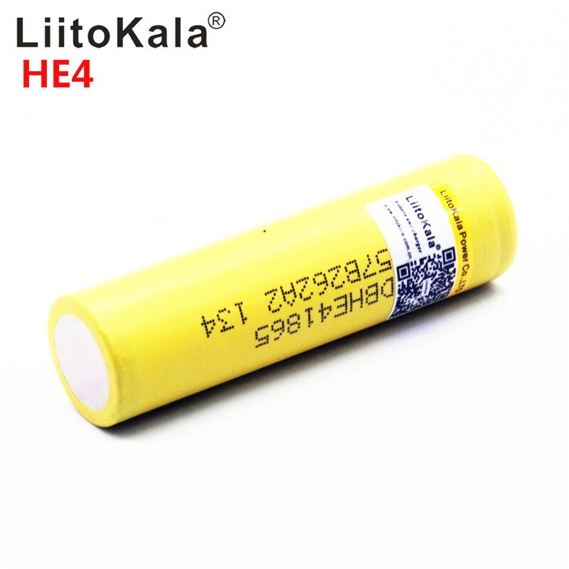 100% Originele Liitokala Voor HE4 18650 2500 Mah 20A 18650 Li-Ion Oplaadbare Batterij Power Veilige Batterij Voor Ecig/Scooter