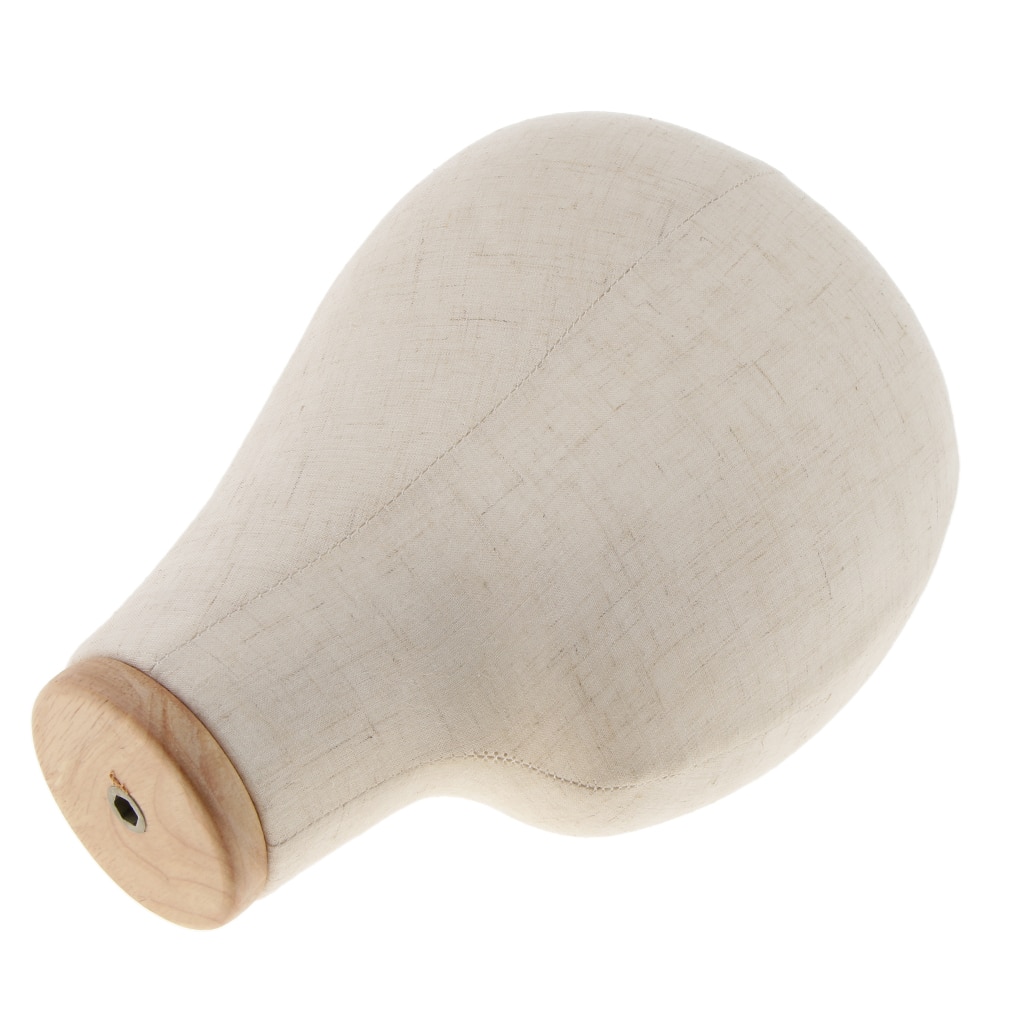 Hair Mannequin Head Canvas Block Manikin Head Wigs Holder for Wig Making Hat Display Styling Wig Head Stand