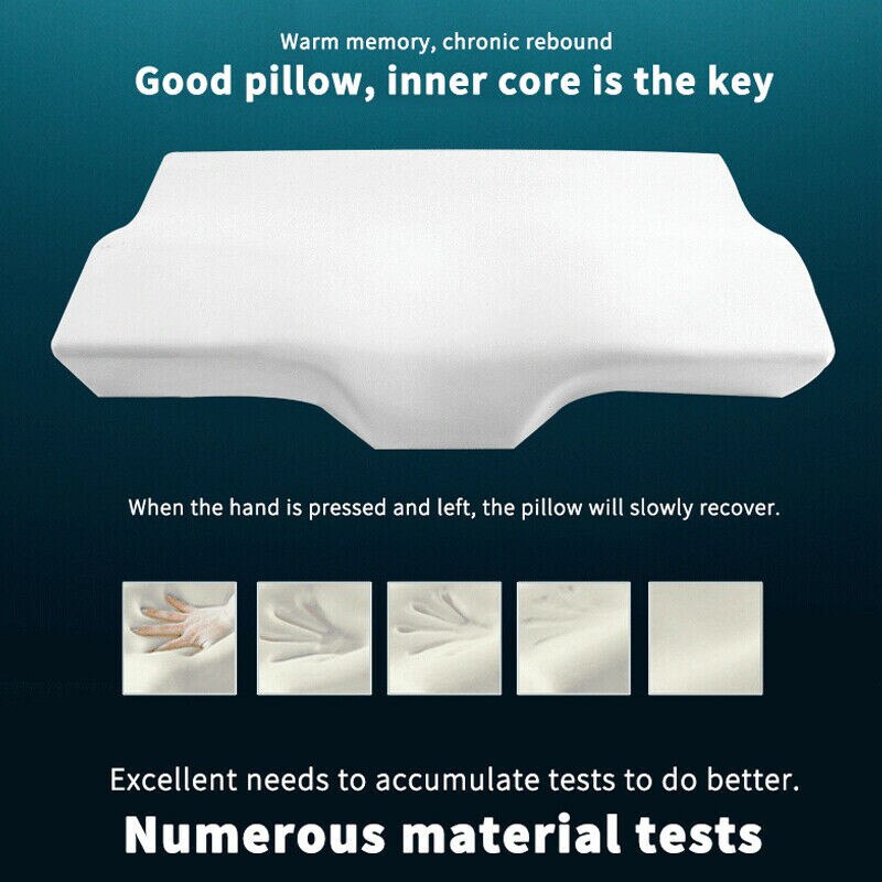 Memory Foam Pillow Cooling Gel Orthopedic Bed Pillow Reversible Orthopedic Sleep