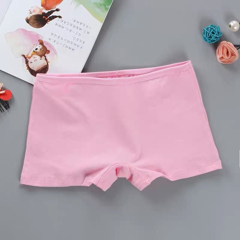 Flickor i bomull barn trosor andas tonårskalsonger boxershorts för barn underkläder 8-14 år: Tnn 0231 rosa