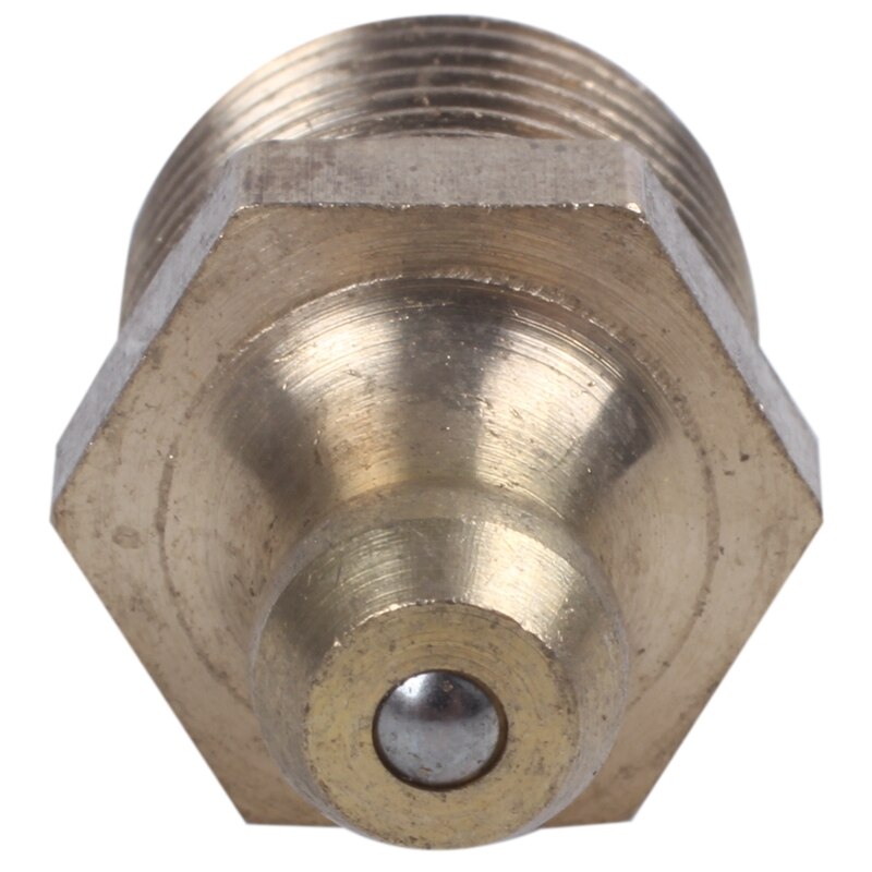 Brass Male Thread M12 Grease Nipple Assembly Nozzle Straight