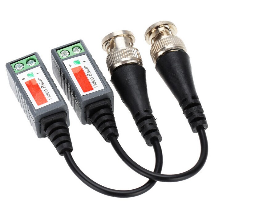 10Pcs Abs Plastic Cctv Video Balun Cctv Accessoires Passieve Transceivers 2000ft Afstand Utp Balun Bnc Kabel CAT5 Kabel