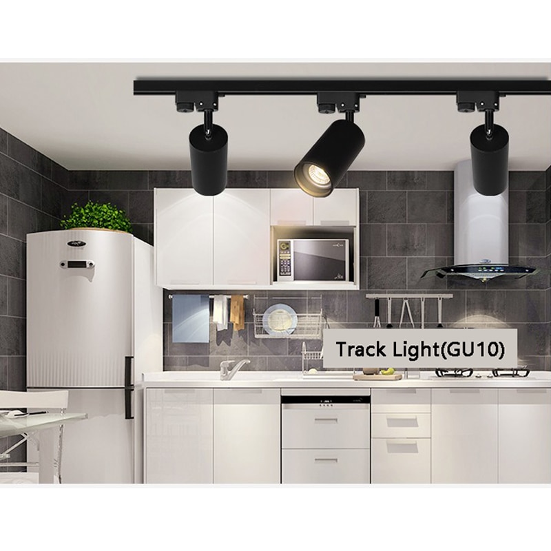 GU10 lamp LED Spoor Licht Spot Light Plafond Gemonteerd Spoor Lamp Decoratieve Led spotlight Track Verlichting voor Winkel