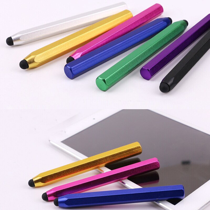 10 stks/partij FashionTouch Screen Pen Stylus Tablet Laptops Telefoons Stylus Pennen Briefpapier Pennen Materiaal Escolar