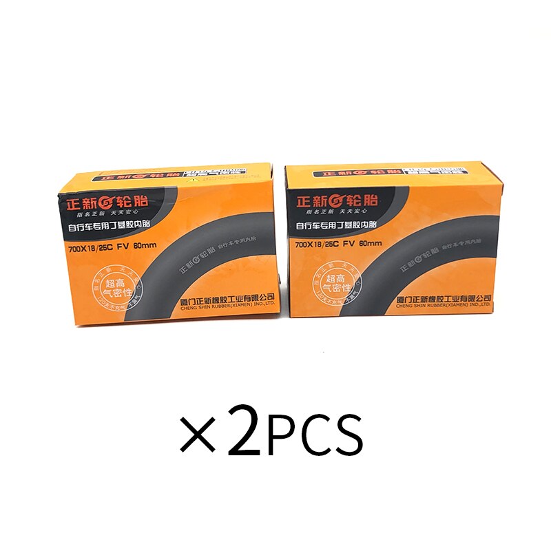 CST 700C Road Bike Tube 700×18/25C 60MM 80MM Fran Presta Valve Bicycle Tubes: FV 80MM 2PCS / 23C