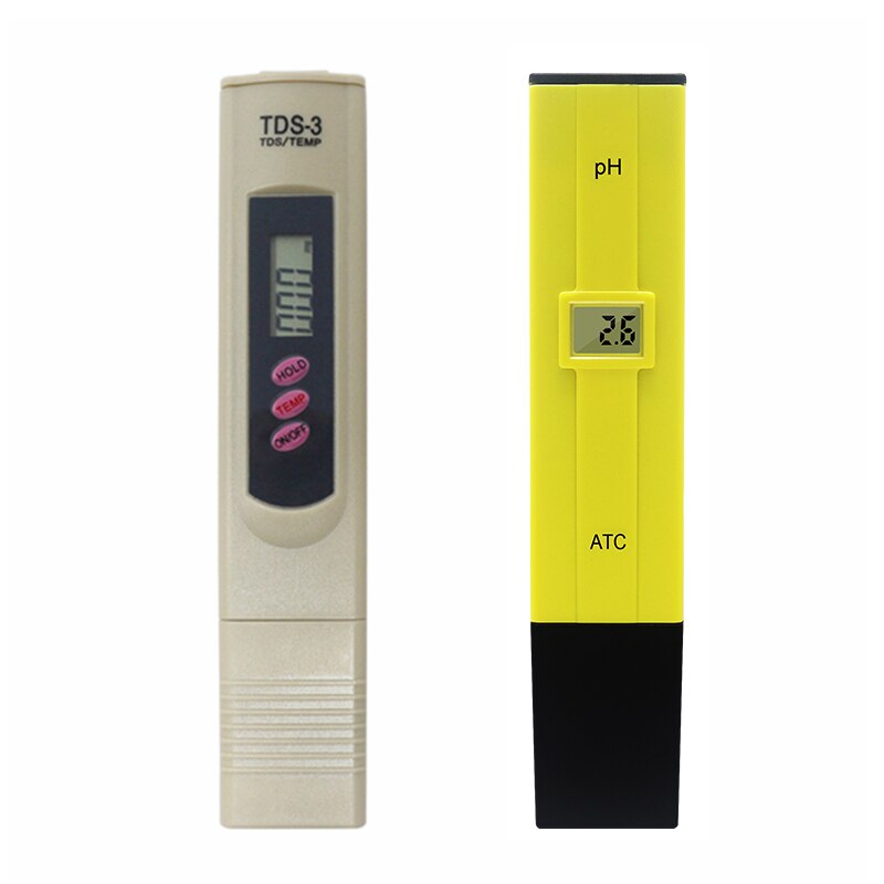 Digital ATC PH Meter Water Tester Automatic Calibration TDS Meter LCD Pen PH TDS Monitor For Water Food Aquarium Pool: TDS PH Meter Manual