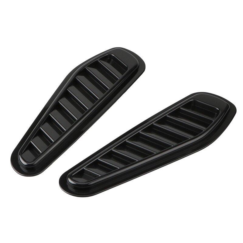 Fit Universal Car Air Flow Intake Cover Car Air Flow Intake Decorative Scoop Bonnet Vent Hood Cover Carbon Fiber Hood Style