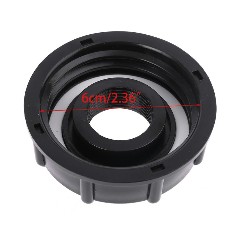 IBC Tank Connection 60mm/ 2" Coarse to Female Thread IBC Adapter Threaded 1/2" 3/4" 1"