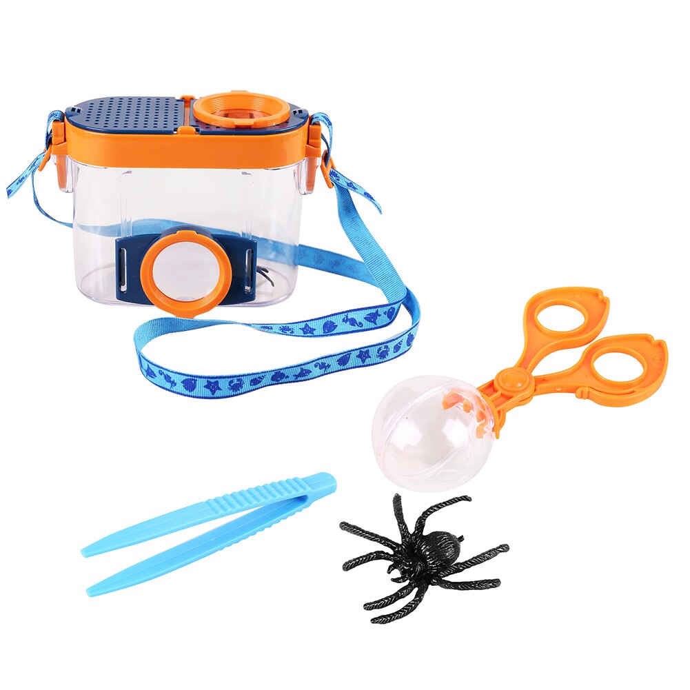 Overdrijf Microscoop Kids Toy Kinderen Wetenschap Kleine Insect Catcher Bug Viewer Kinderen Draagbare Interactieve Aanwezig