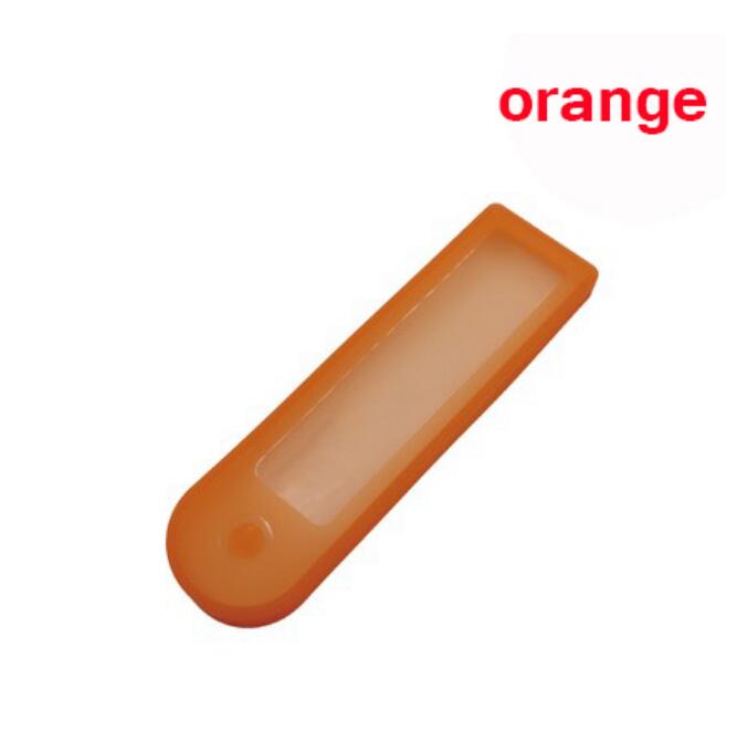 Universal Circuit Board Dashboard Cover Water-proof Soft Silicone Sleeve Protect Case For Xiaomi M365 1S Pro 2 Electric Scooter: Orange
