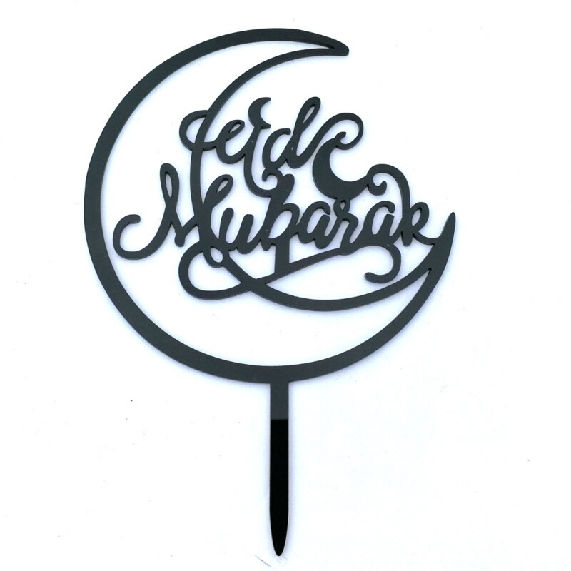 Eid Mubarak Ramadan Cake Topper Decoration Muslim Islam Craft Cake Insert Card Kitchen Baking Accessories Good: 10