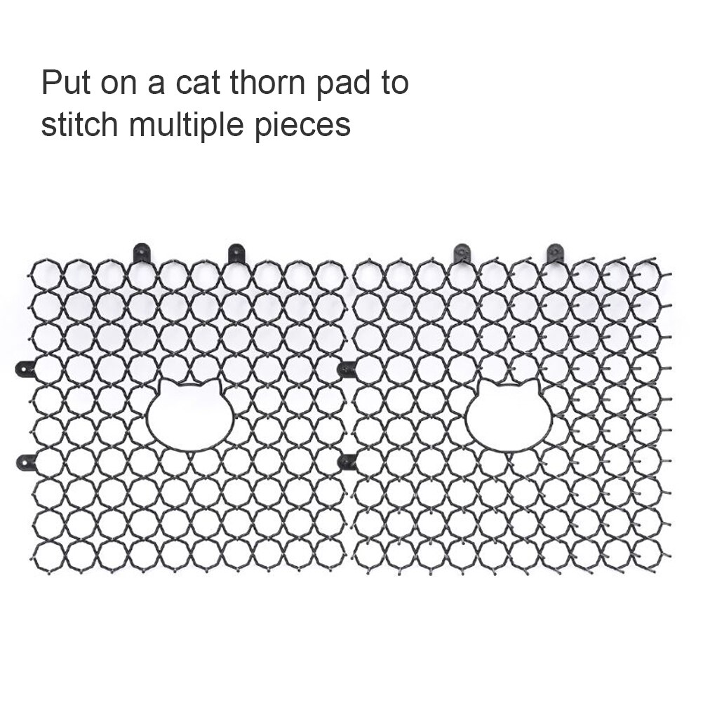 Almohadilla Anti-Espino de gato, alfombrillas para raspar gatos de jardín, tiras de espinela Anti-gato y antiplagas, almohadilla repelente de gatos para evitar la entrada de gatos