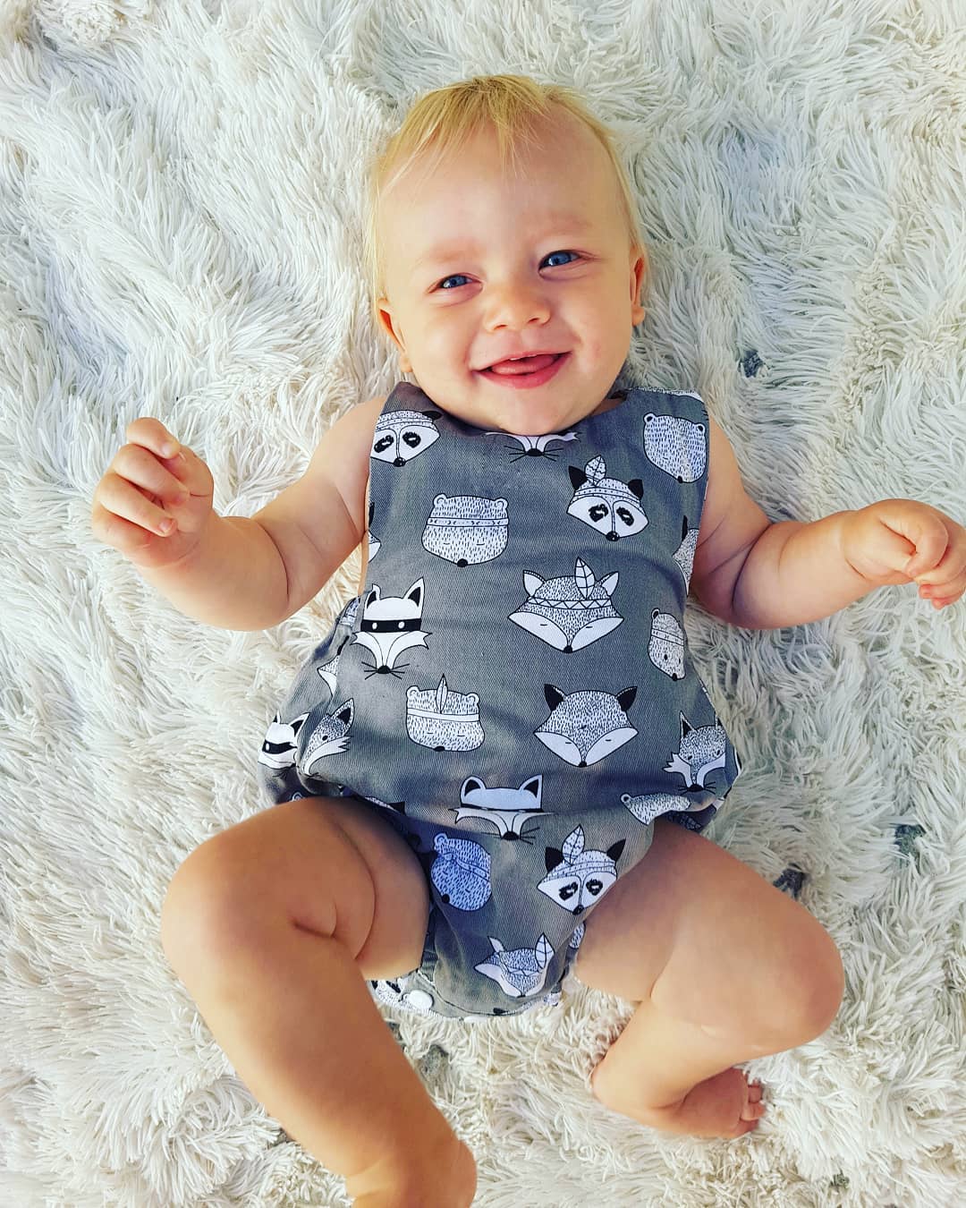 Zomer Leuke Pasgeboren Baby Kids Baby Jongen Meisje Bodysuit Mouwloze Cartoon Dier Jumpsuit Playsuit Kleding Outfit