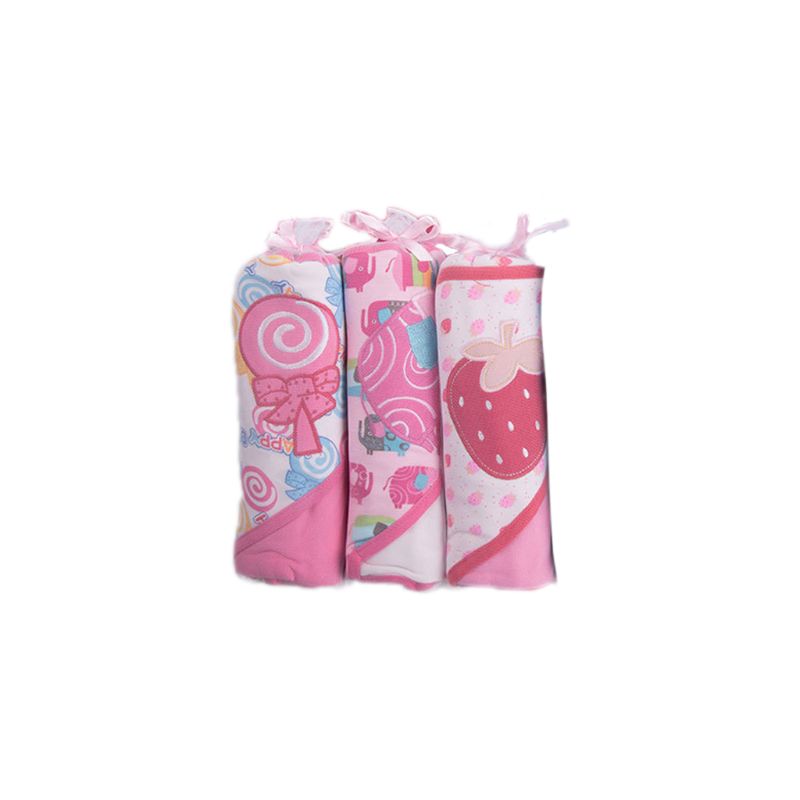 1 set van 3 baby bad handdoeken. Katoen warm dekbed, twee modellen voor mannen en vrouwen DXAD: B