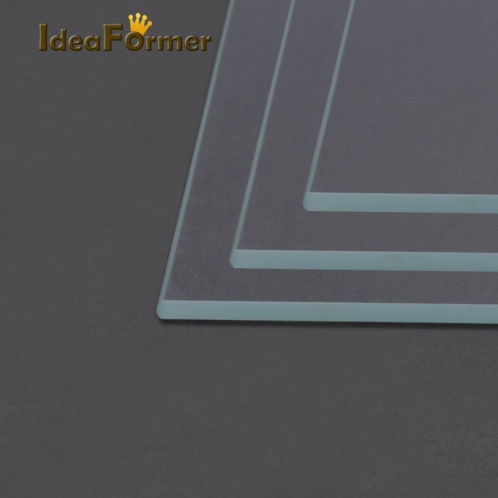 3D Drucker Zubehör Reprap MK2 Erhitzt Bett Borosilikatglas Platte Gehärtetem Glas in gute 3D Drucker Teile.