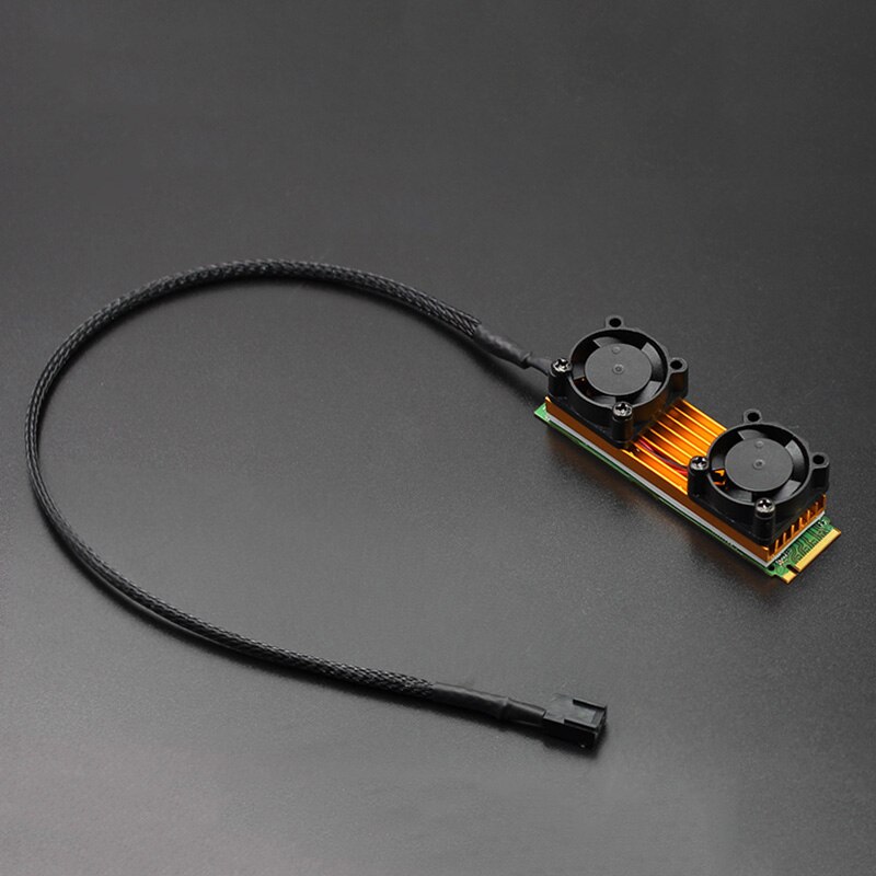 M.2SSD Hard Disk Radiator Fan Mini Mute Lightweight 3P Power Supply Port Heat Sink EM88