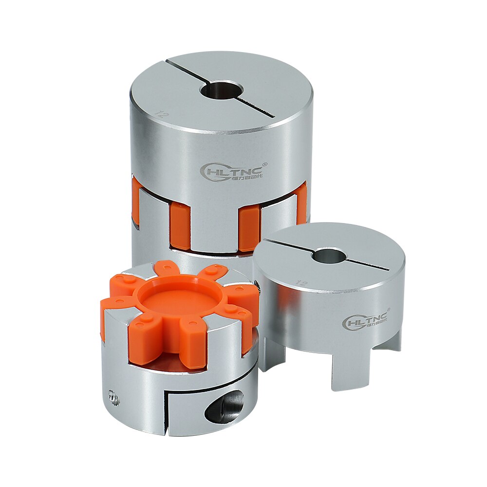 CNC.BZ 6mm X 8mm Flexible Jaw Coupler - Spider Shaft Coupling For Stepper Motors & CNC