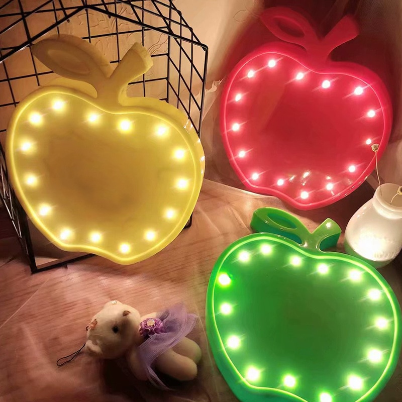 Led Apple Vorm Lamp Ins Decoratieve Lamp Klein Nachtlampje